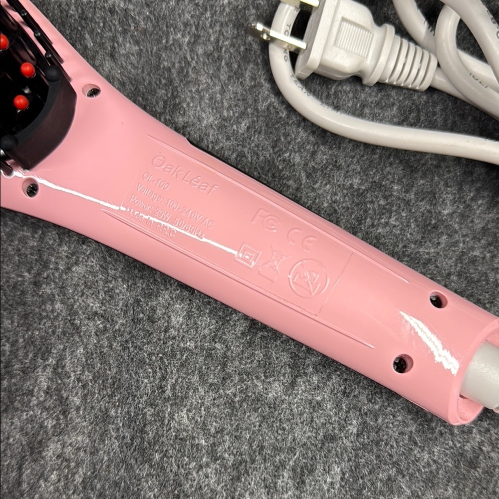 Pink Hair Straightening Brush - Picture 5 of 5